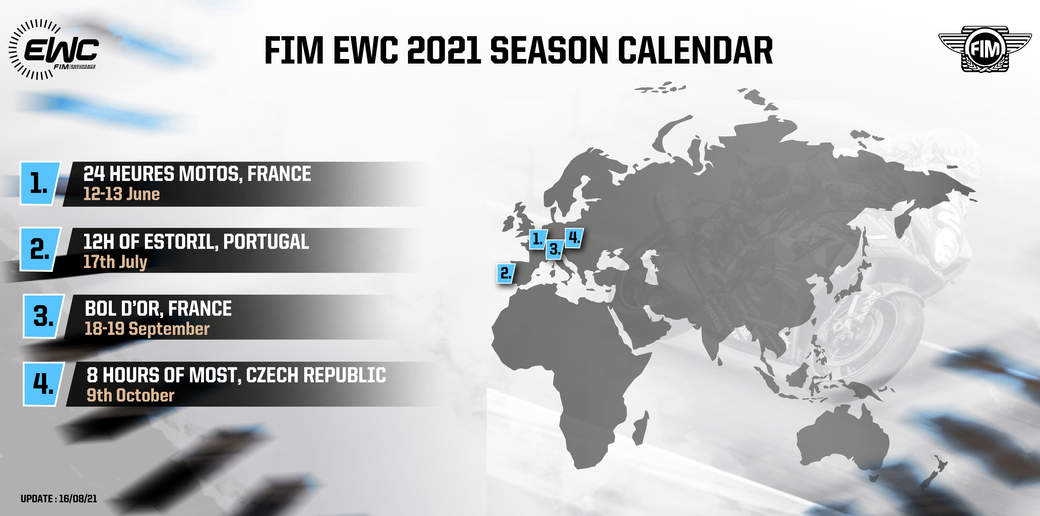 FIM Endurance World Championship: 2021 Suzuka 8 Hours cancelled, 8