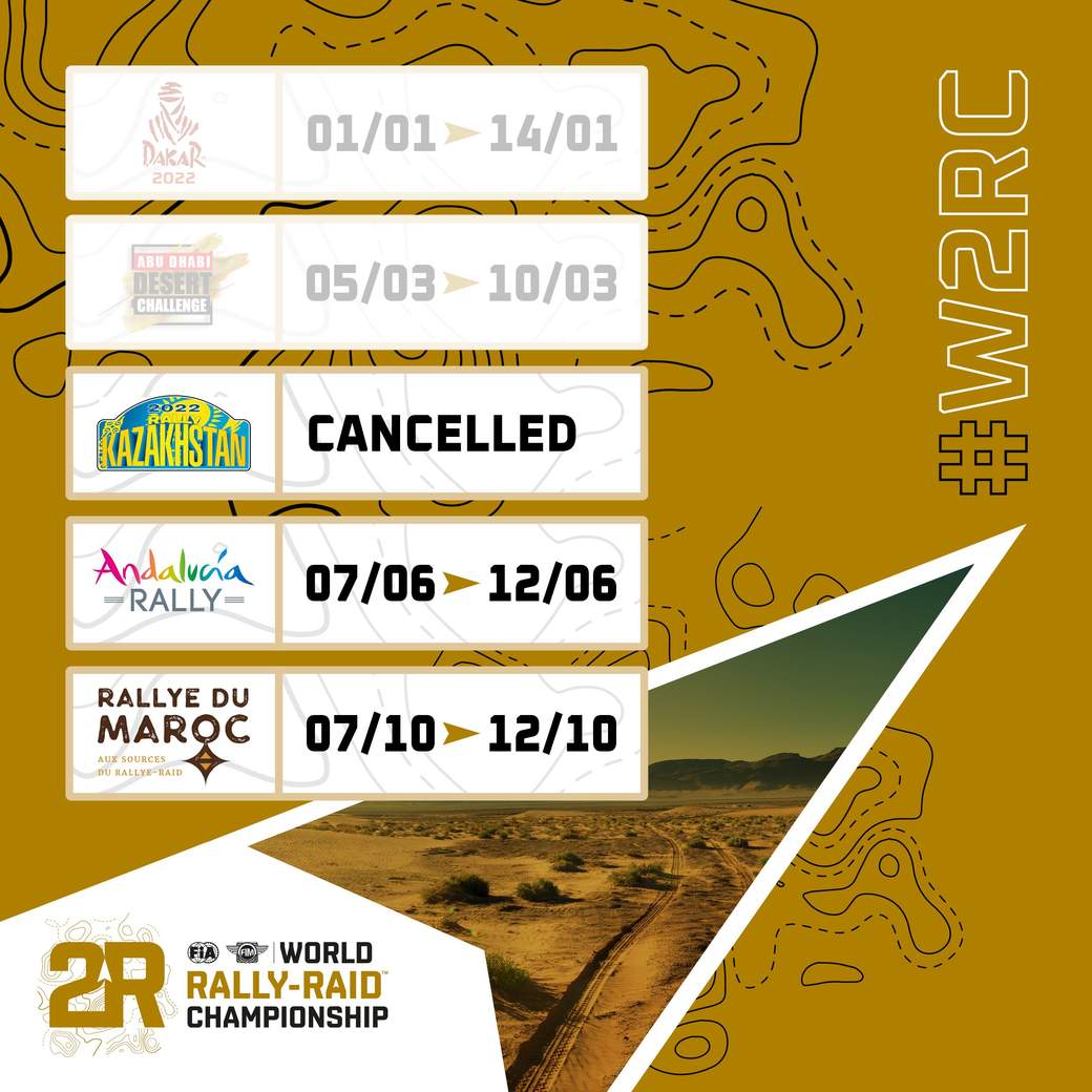 Calendrier Marathon 2023 Rally Kazakhstan 2022 Cancelled | Fim